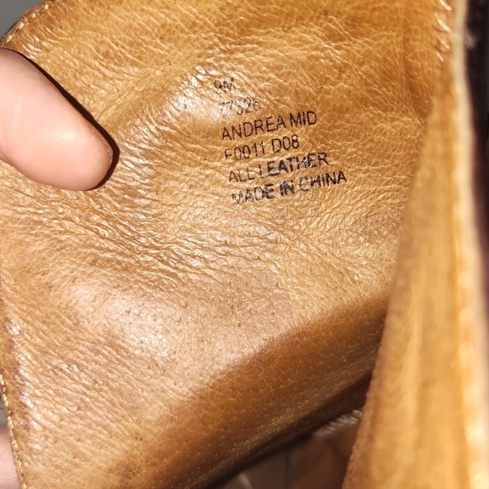 FRYE Andrea Harness Heeled Western Boots size 9 - Picture 12 of 12